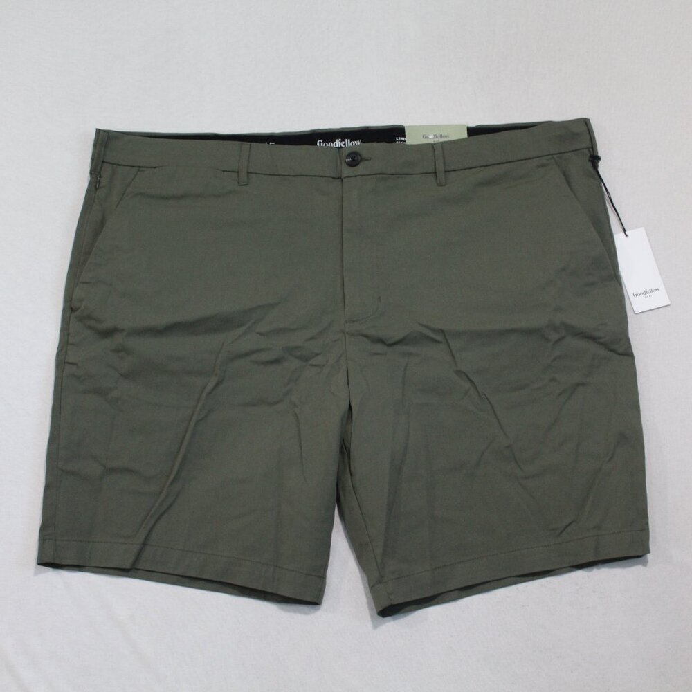 GoodFellow & CO Green Men Chino Pants Wrinkle Resist Stretch Linden Size 48